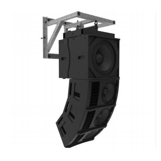 SAS-500-WM-G STEERABLES LINE ARRAY WALL MOUNT, GALVANIZED FOR OUTDOOR / SUPPORTS SMALL & MID-SIZE LINE ARRAYS